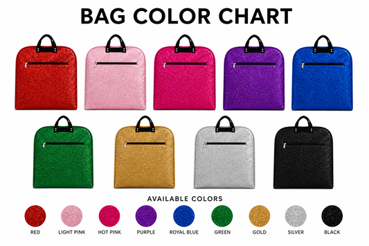 Glitter Rhinestone Garment Bag
