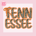 Tennessee Camo Leopard Bow DTF Transfer