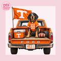 Tennessee Smokey Orange Vintage Truck DTF Transfer