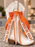 Custom Mascot Boot Bows